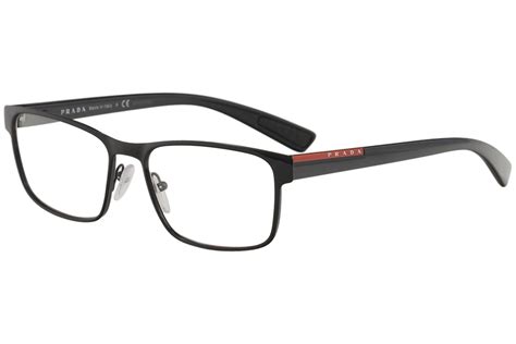 Prada Linea Rossa VPS50G 1AB/1O1 Black Men's Eyeglasses 